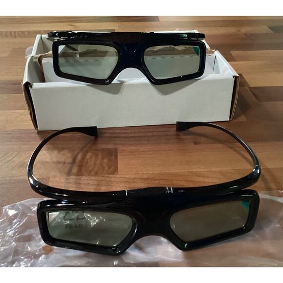 3D Active Shutter Glasses Set of 2 For Toshiba - Picture 3 of 10